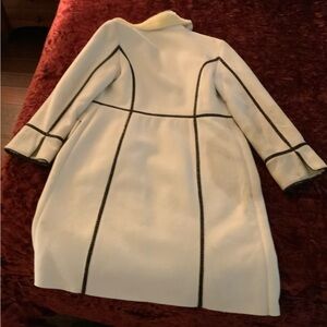 Elegant Cream Toggle Teddy Jacket